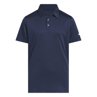 Adidas Boys Performance Short Sleeve Polo Shirt - Collegiate Navy