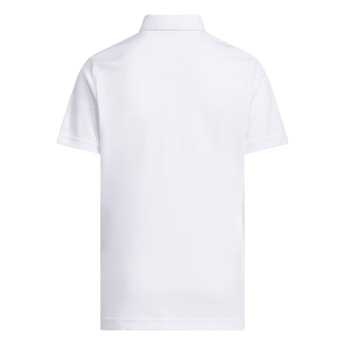 Adidas Boys Performance Short Sleeve Polo Shirt - White