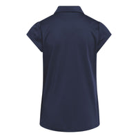 Adidas Girls Performance Short Sleeve Polo - Collegiate Navy