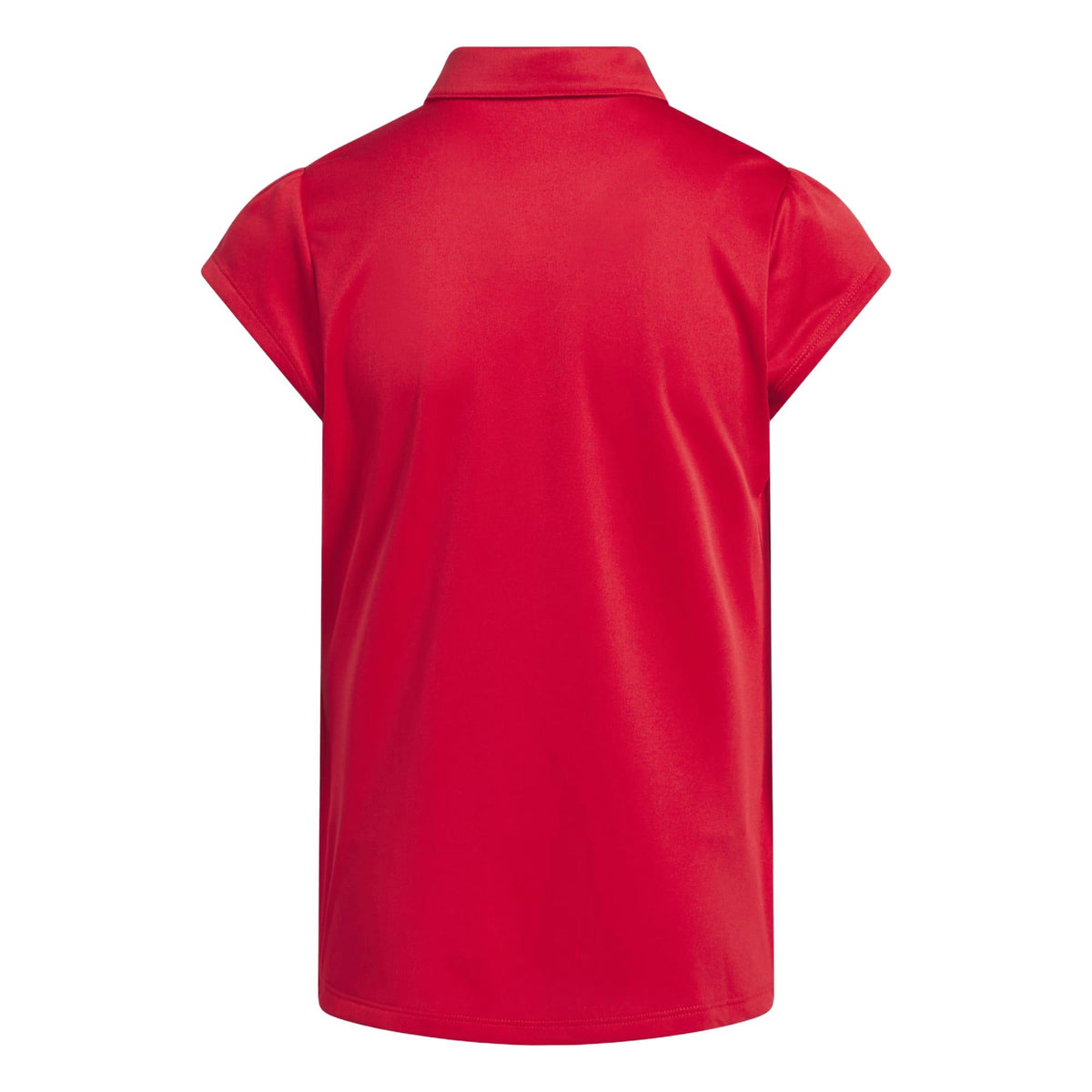 Adidas Girls Performance Short Sleeve Polo - Collegiate Red