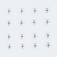 Adidas Thintech Max Golf Cleat 20Pc Pack - White / Black