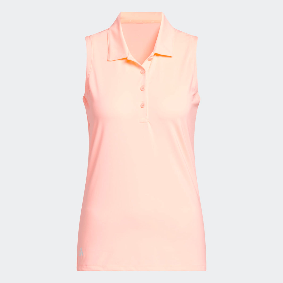 Adidas Ultimate365 Solid Sleeveless Polo Shirt - Frozen Turbo