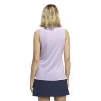 Adidas Ultimate365 Solid Sleeveless Polo Shirt - Frozen Purple