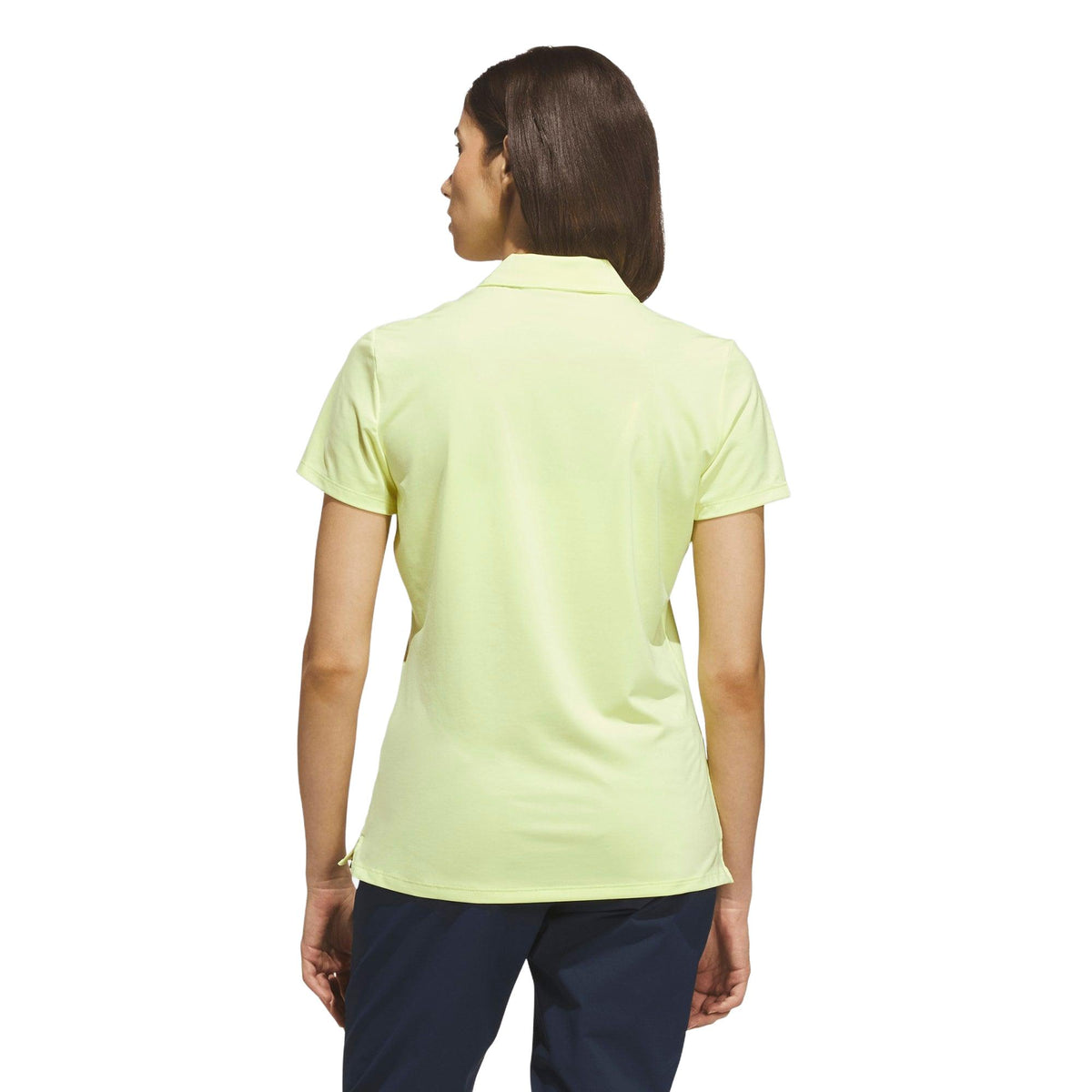 Adidas Ultimate365 Solid Short Sleeve Polo Shirt - Frozen Lemon