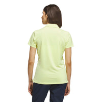 Adidas Ultimate365 Solid Short Sleeve Polo Shirt - Frozen Lemon