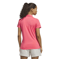 Adidas Ultimate365 Solid Short Sleeve Polo Shirt - Pure Turbo