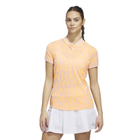 Adidas Ultimate365 Jacquard Climacool Polo Shirt - Blush Pink