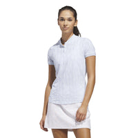 Adidas Ultimate365 Jacquard Climacool Polo Shirt - Crystal Sky