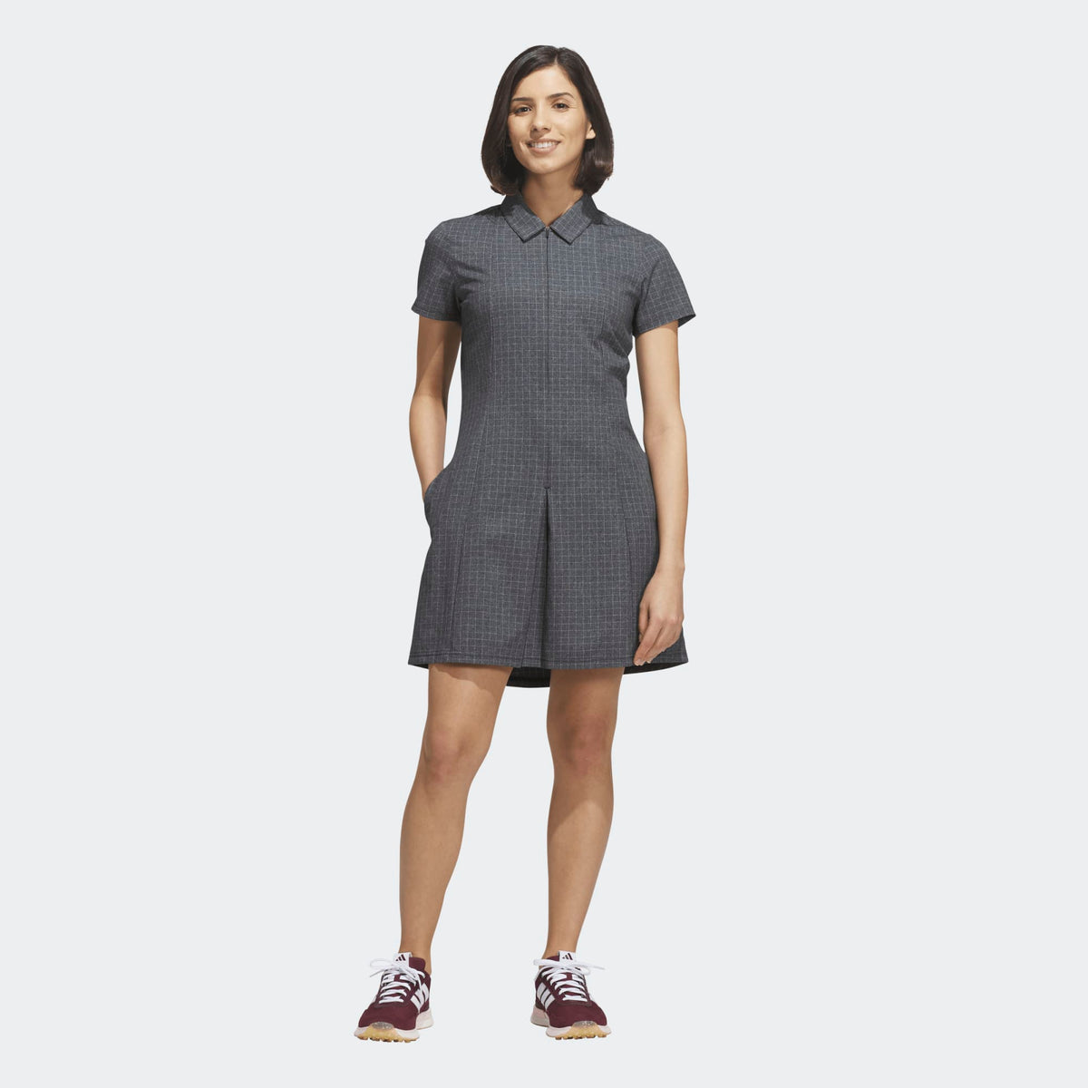 Adidas Ultimate365+ Grid Dress - Black