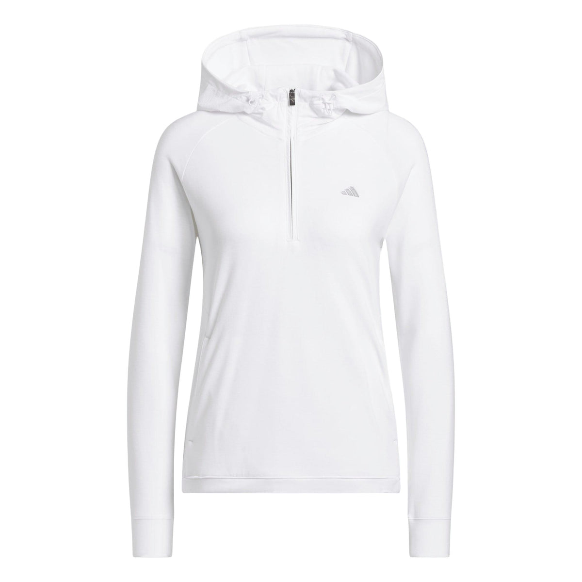 Adidas Ultimate365+ Course Control Hybrid Quarter-Zip Hoodie Jacket - White