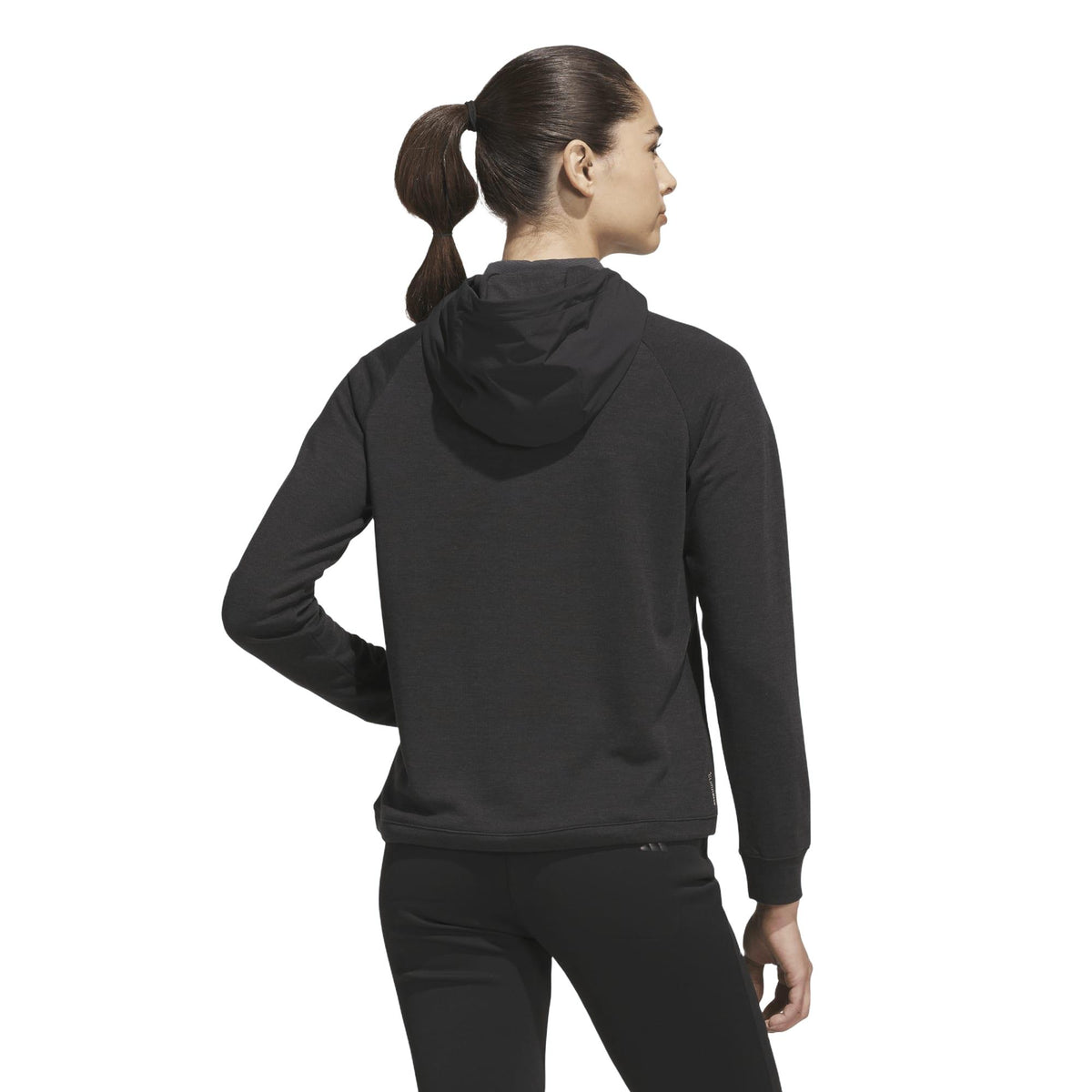 Adidas Ultimate365+ Course Control Hybrid Quarter-Zip Hoodie Jacket - Black