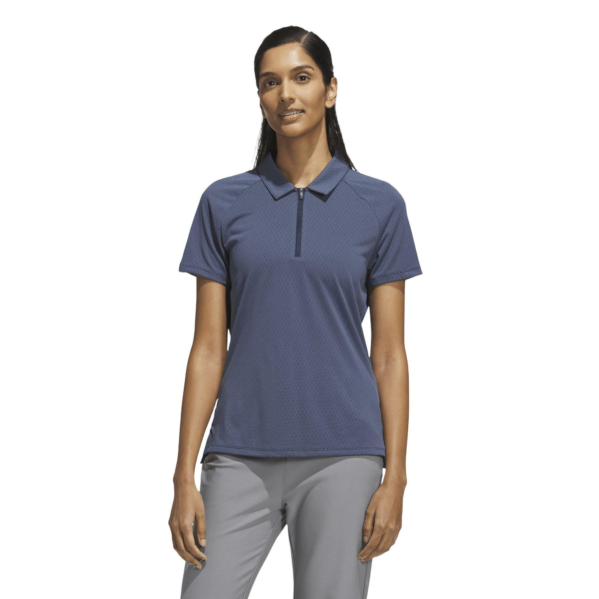 Adidas Ultimate365 Melange Climacool Polo Shirt - Collegiate Navy
