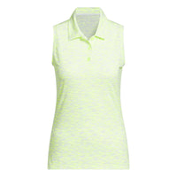 Adidas Ultimate365 Climacool Mesh Printed Polo Shirt - Frozen Lemon