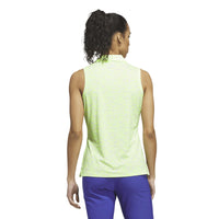 Adidas Ultimate365 Climacool Mesh Printed Polo Shirt - Frozen Lemon