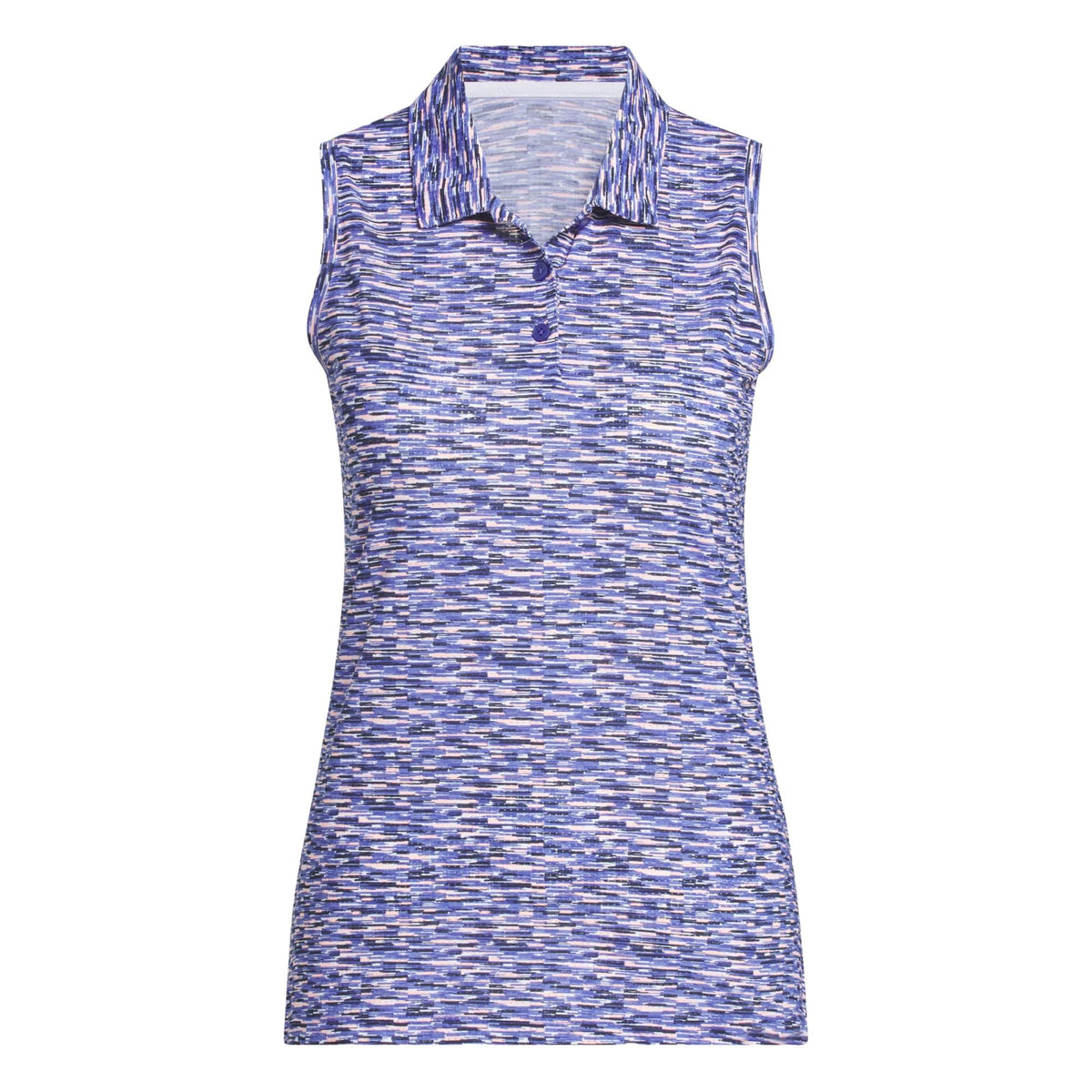 Adidas Ultimate365 Climacool Mesh Printed Polo Shirt - Dual Indigo