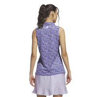 Adidas Ultimate365 Climacool Mesh Printed Polo Shirt - Dual Indigo