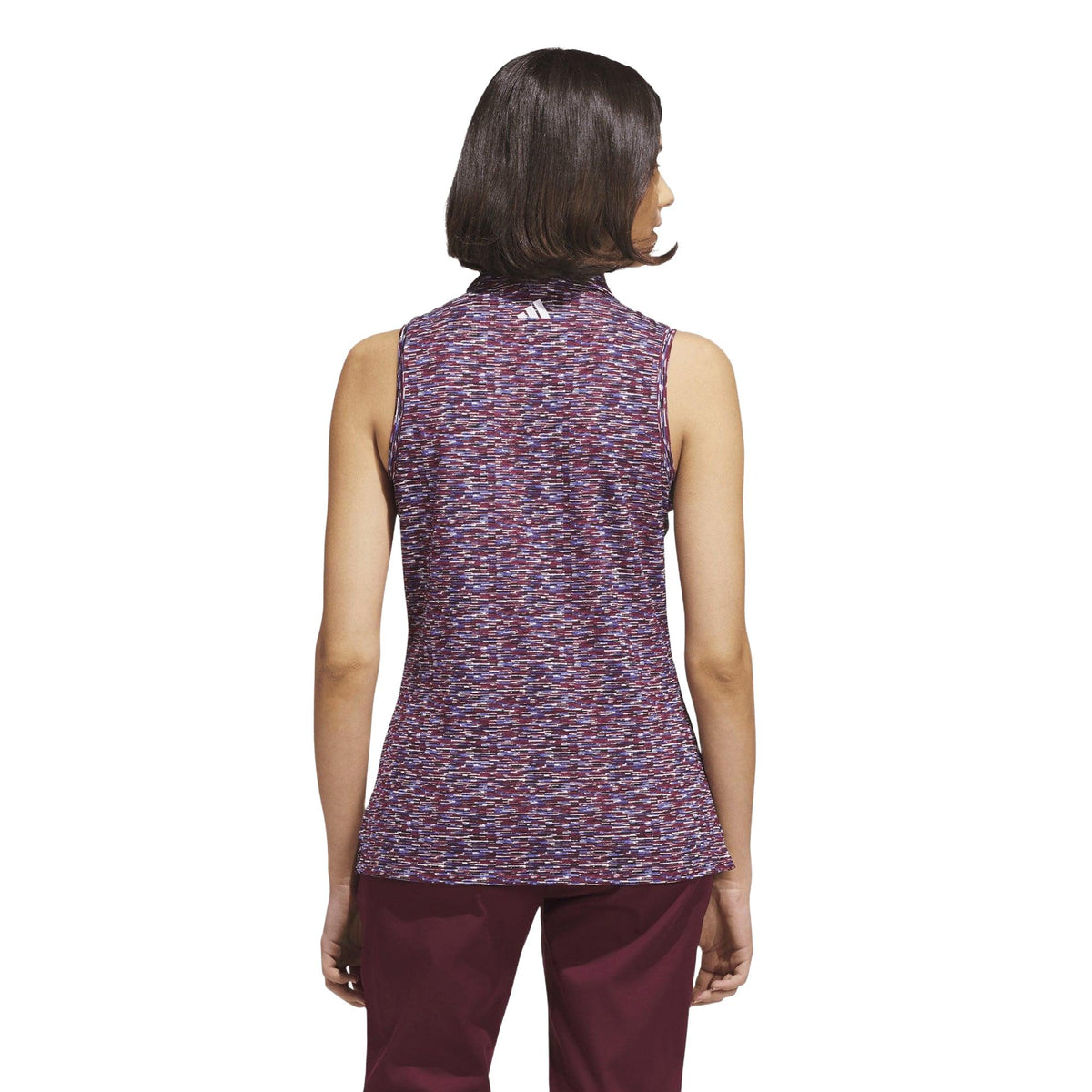 Adidas Ultimate365 Climacool Mesh Printed Polo Shirt - Maroon