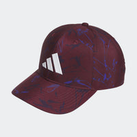 Adidas Tour Print Snapback Hat - Maroon