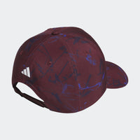 Adidas Tour Print Snapback Hat - Maroon
