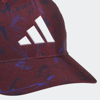 Adidas Tour Print Snapback Hat - Maroon