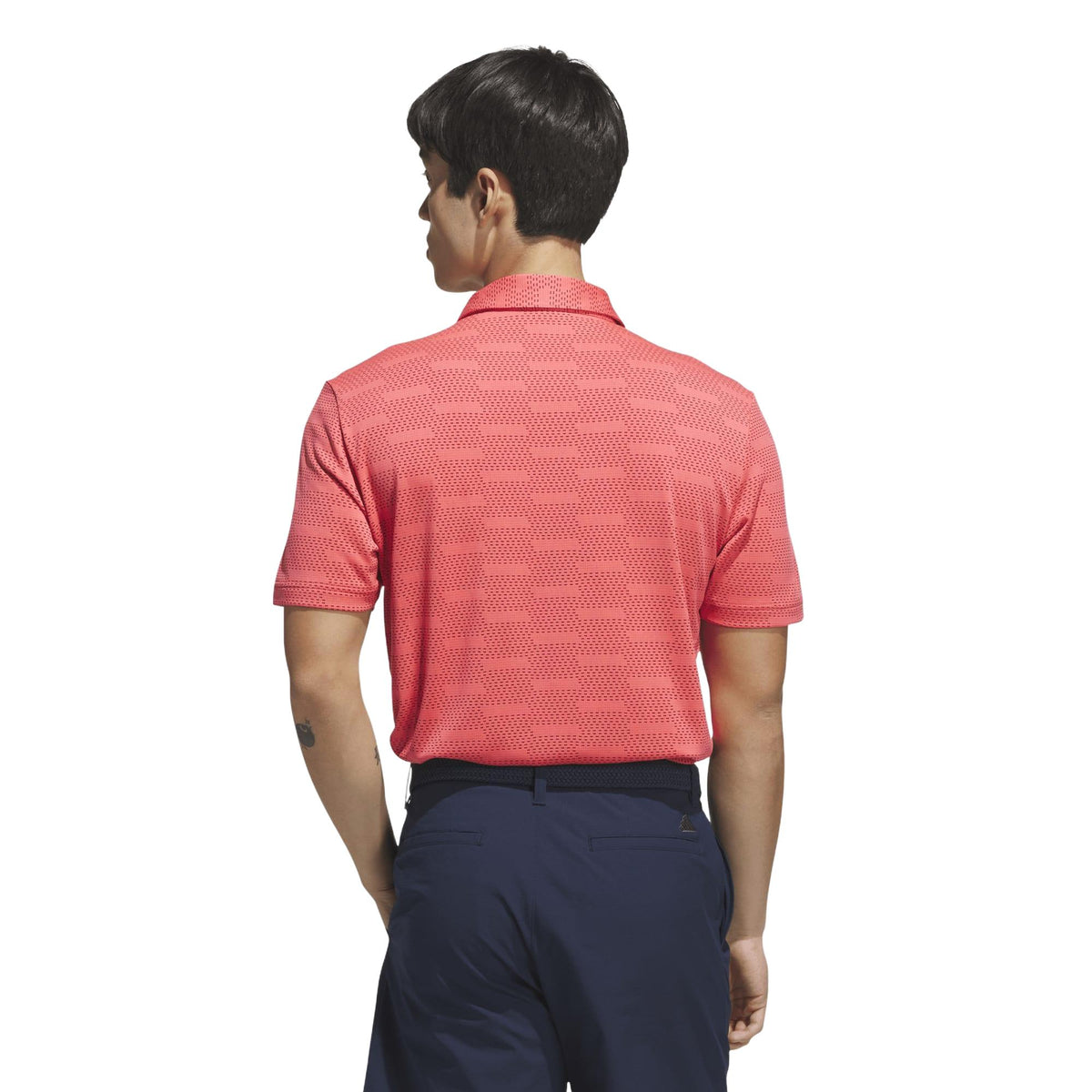 Adidas Ultimate365 Jacquard Polo Shirt - Pure Turbo