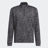 Adidas Ultimate365 Durable Water Repellant Quarter-Zip Sweatshirt - Black / Grey Four