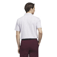 Adidas Ultimate365+ Climacool Butterspun Break Out Print Polo Shirt - Frozen Purple