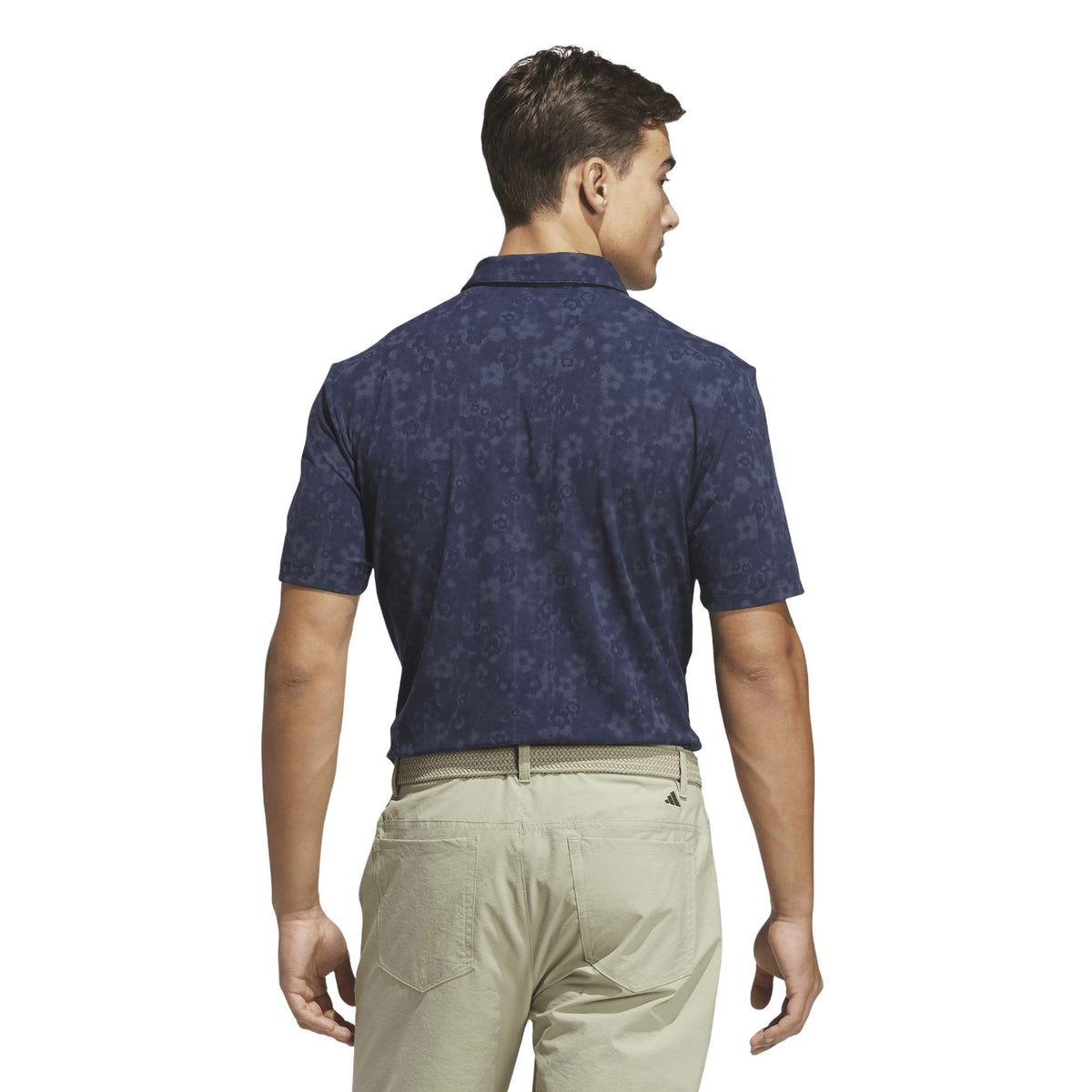 Adidas Ultimate365+ Climacool Butterspun Mighty Blossom Print Polo Shirt - Collegiate Navy