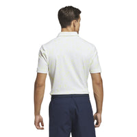Adidas Ultimate365+ Climacool Butterspun Mighty Blossom Print Polo Shirt - Frozen Lemon