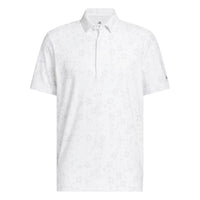 Adidas Ultimate365+ Climacool Butterspun Mighty Blossom Print Polo Shirt - White