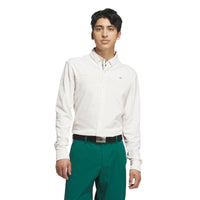 Adidas Originals Twistknit Button Up Polo Shirt - Chalk White