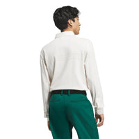Adidas Originals Twistknit Button Up Polo Shirt - Chalk White