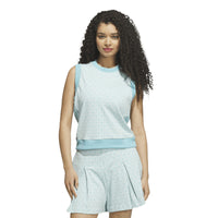 Adidas Originals All Over Vest - Cloud White / Light Aqua