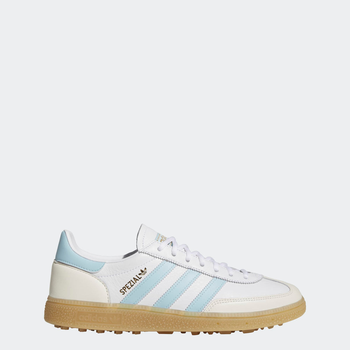 Adidas Spezial Spikeless Golf Shoes - Cloud White / Semi Frozen Blue / Gum