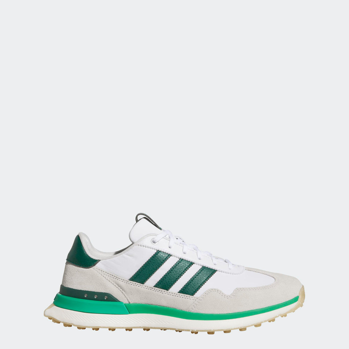 Adidas S2g 26 Textile Spikeless Golf Shoes - Cloud White / Collegiate Green / Pure Green