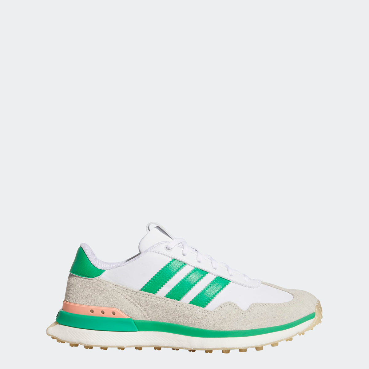 Adidas S2g 26 Textile Spikeless Golf Shoes - Cloud White / Pure Green / Sun Glow