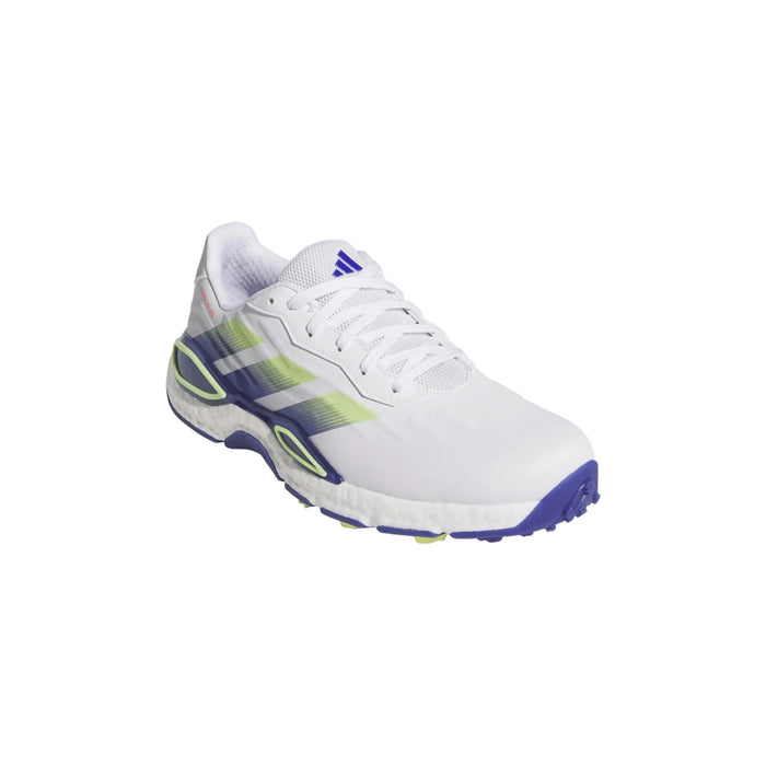 Adidas Codechaos 27 Spikeless Men's Golf Shoes - White/Dual Lime Blue
