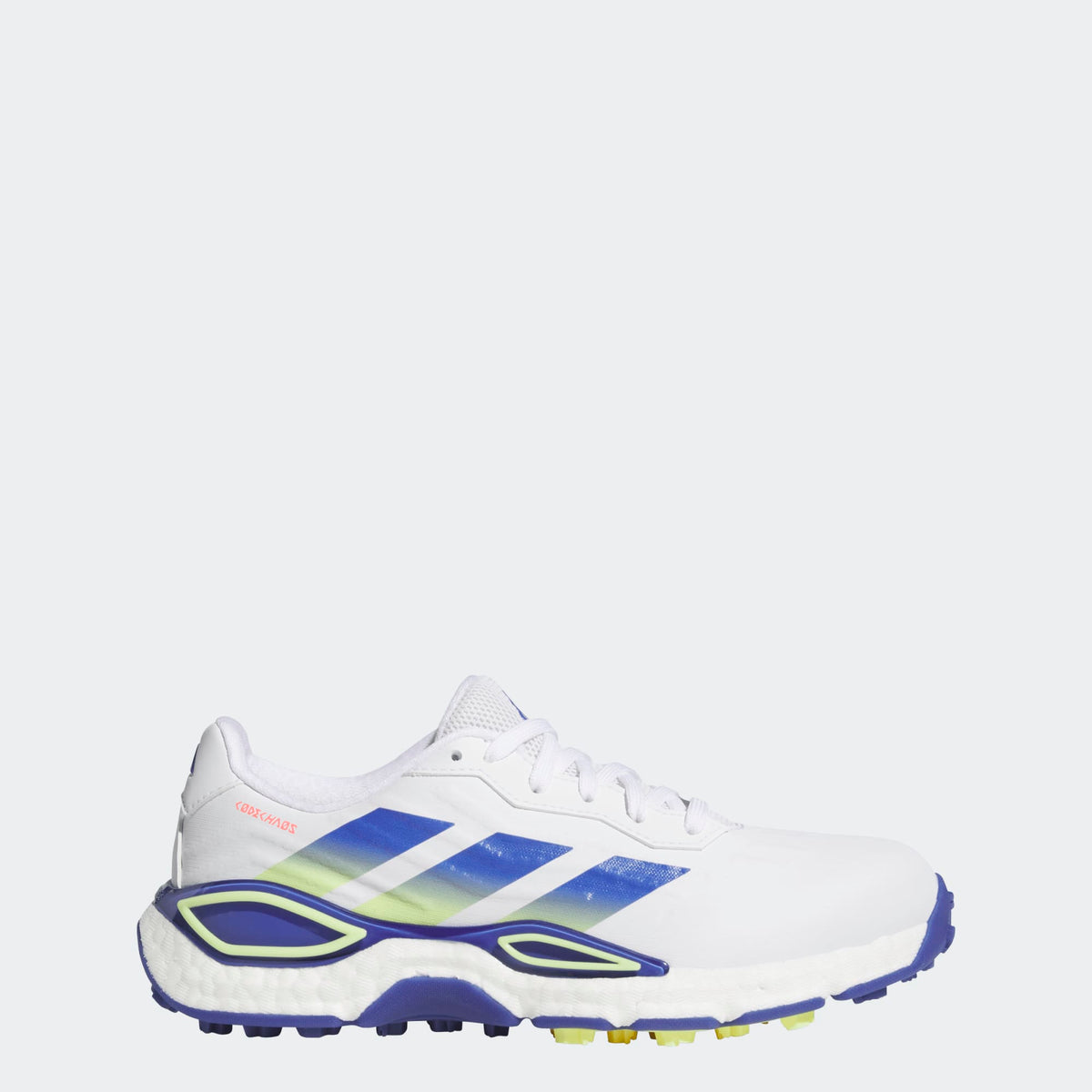 Adidas Codechaos 27 Spikeless Golf Shoes - Cloud White / Dual Indigo / Frozen Lemon