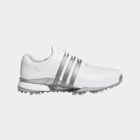 Adidas Tour360 24 Golf Shoes - Cloud White / Iron Met. / Silver Metallic