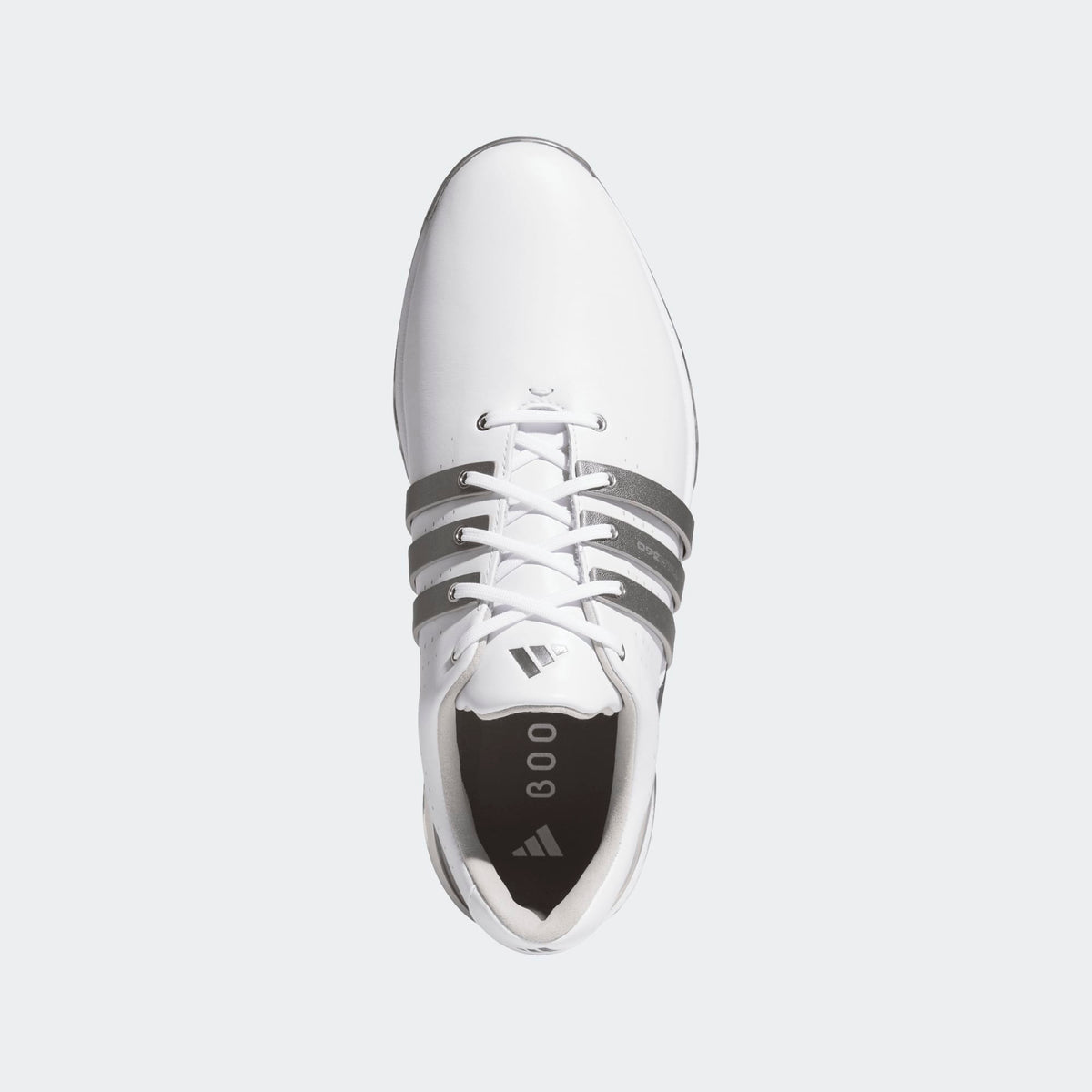 Adidas Tour360 24 Golf Shoes - Cloud White / Iron Met. / Silver Metallic