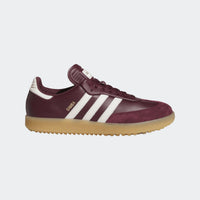 Adidas Samba Spikeless Golf Shoes - Maroon / Off White / Gum