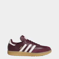 Adidas Samba Spikeless Golf Shoes - Maroon / Off White / Gum
