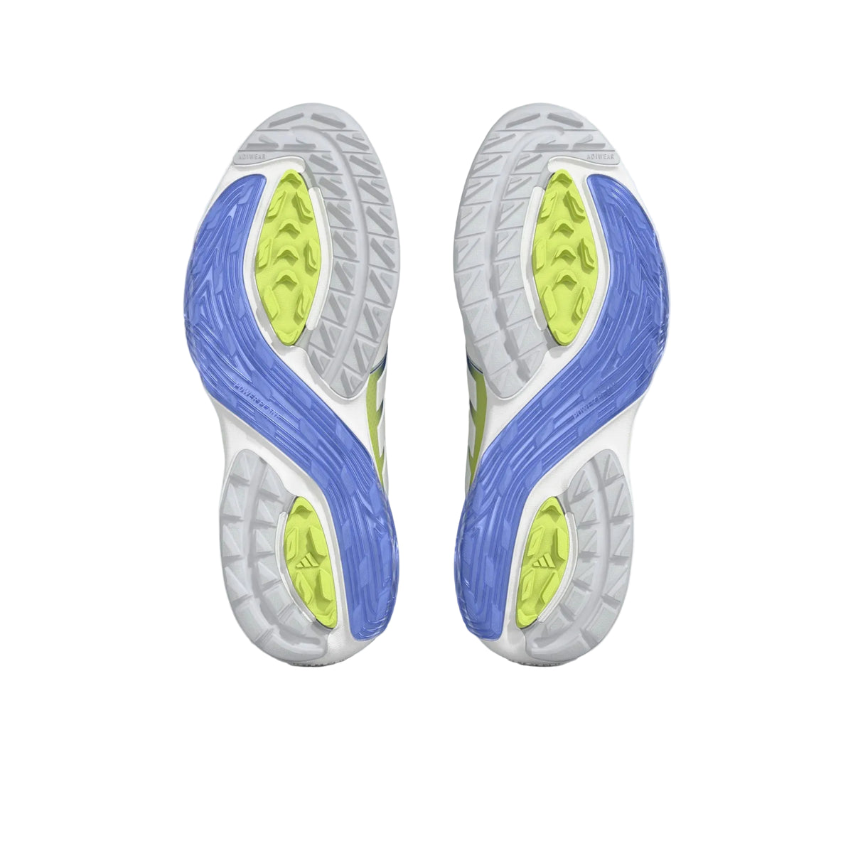 Adidas AdiPower 26 Spikeless Men's Golf Shoes - White/Indigo/Lemon