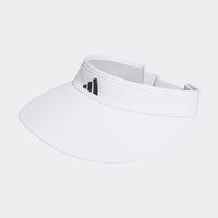 Adidas Women's Wide Tour Visor - White / Black