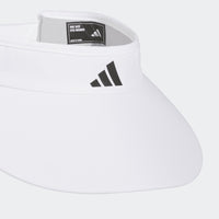 Adidas Women's Wide Tour Visor - White / Black