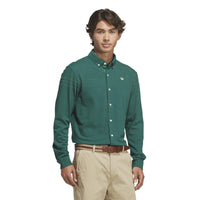 Adidas Originals Twistknit Button Up Polo Shirt - Collegiate Green