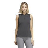 Adidas Performance Texture Polo Shirt - Carbon / Black
