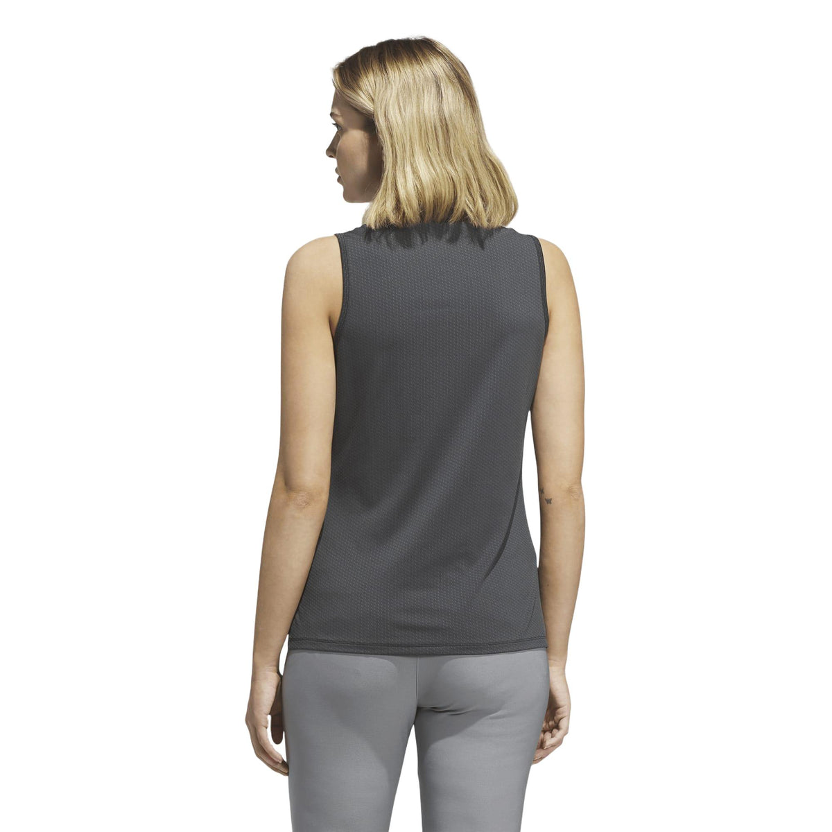 Adidas Performance Texture Polo Shirt - Carbon / Black