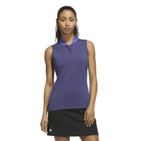 Adidas Performance Texture Polo Shirt - Dual Indigo / Black