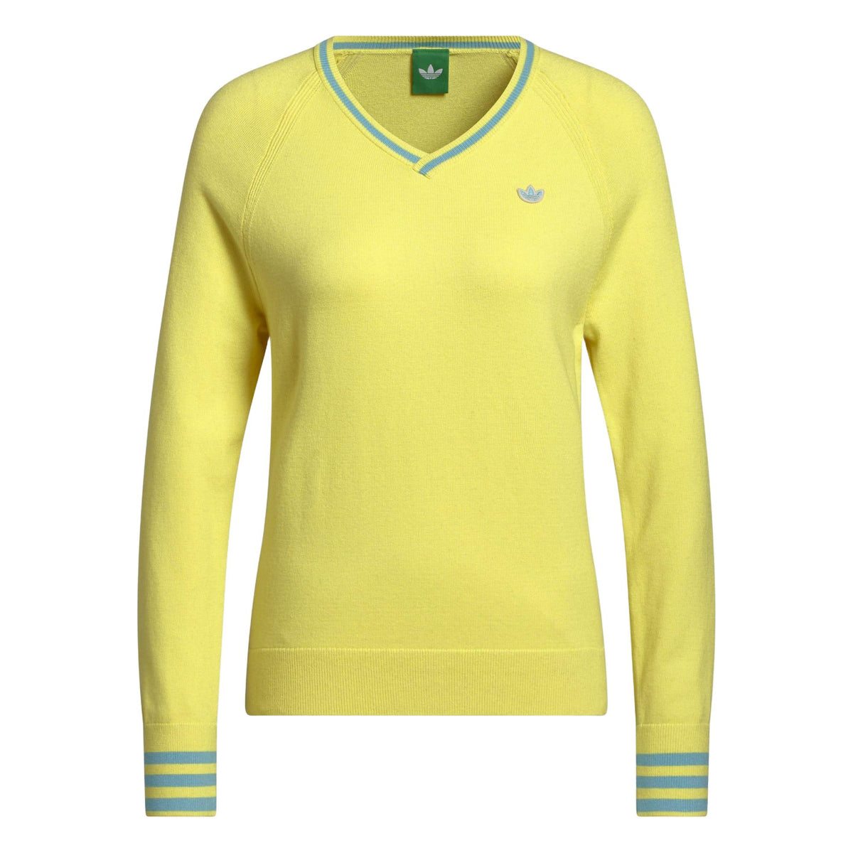Adidas Originals Cashmere Blend Sweater - Pure Lemon